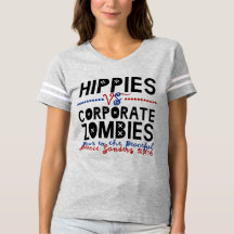 Hippies vs Corporate Zombies Bernie