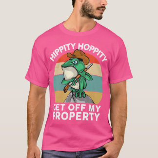 Camiseta Hippity Hoppity Sai Da Minha Herpetólogo