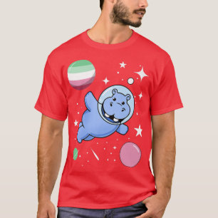 Camiseta Hippo Astronaut Abroseual Pride 