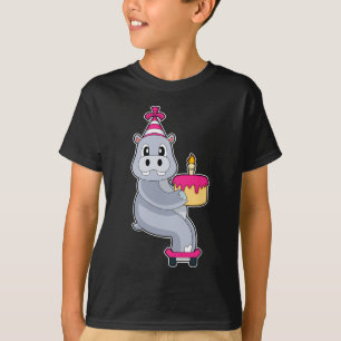 Camiseta Hippo Birthday Skateboard