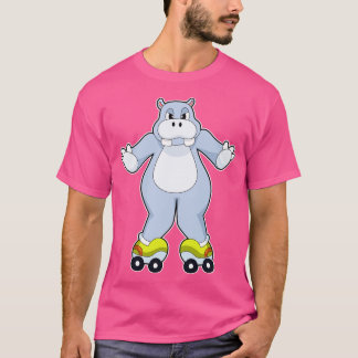 Camiseta Hippo com skates Roller