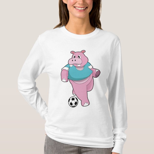 Camiseta Hippo como jogador de futebol com Soccer.PNG (Frente)
