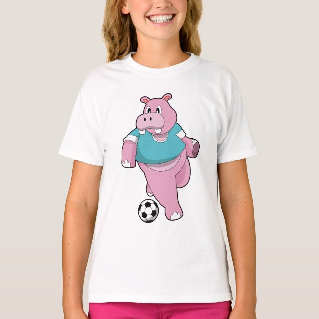 Camiseta Hippo como jogador de futebol com Soccer.PNG (Frente)