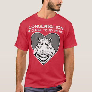 Camiseta Hippo Conservation Heart