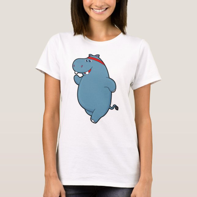 Camiseta Hippo em Corrente com Fone (Frente)