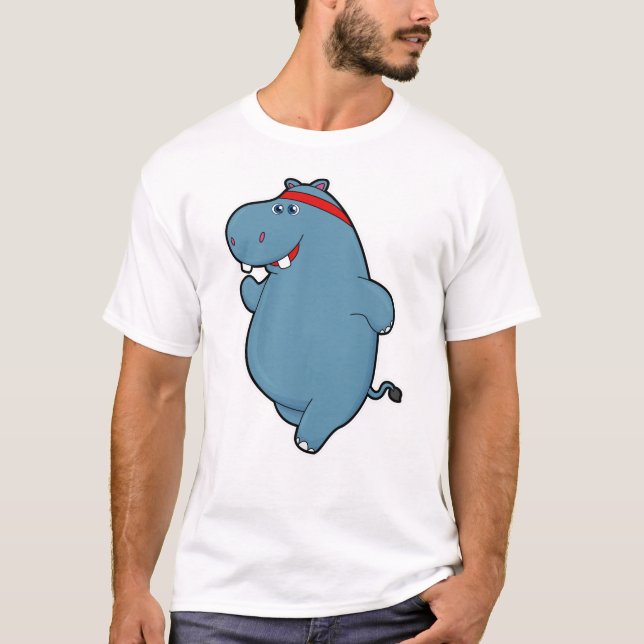 Camiseta Hippo em Corrente com Fone (Frente)