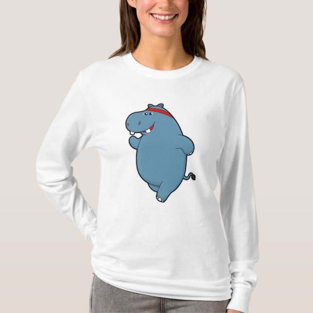 Camiseta Hippo em Corrente com Fone (Frente)