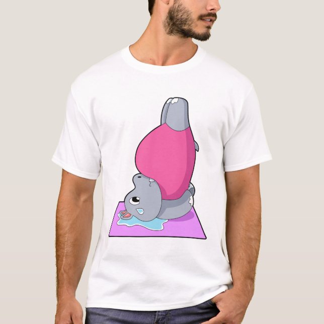 Camiseta Hippo na Malhação Yoga (Frente)