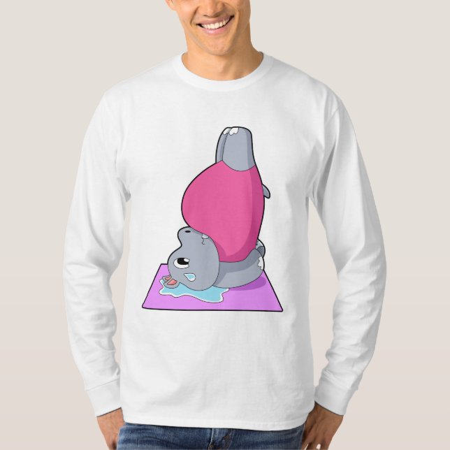 Camiseta Hippo na Malhação Yoga (Frente)