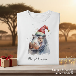 Camiseta Hippo Natal, personalizável
