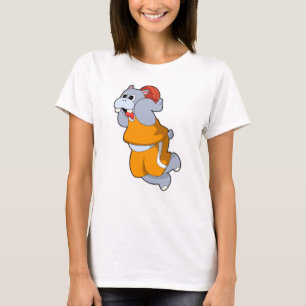 Camiseta Hippo no basquete