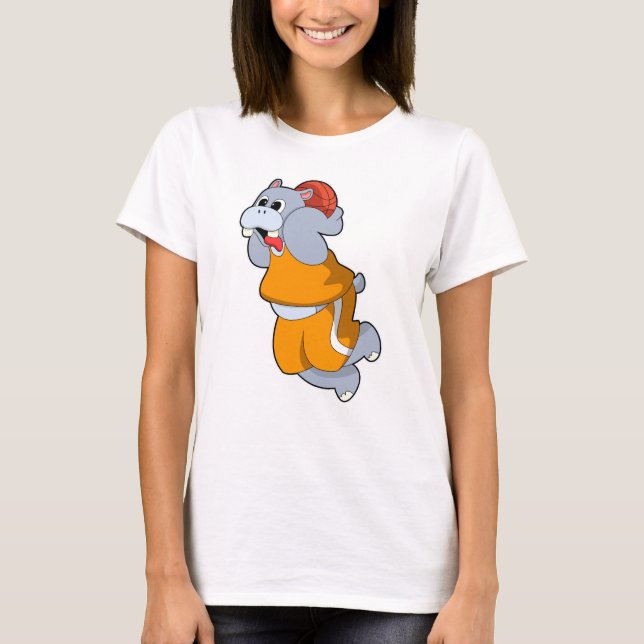 Camiseta Hippo no basquete (Frente)