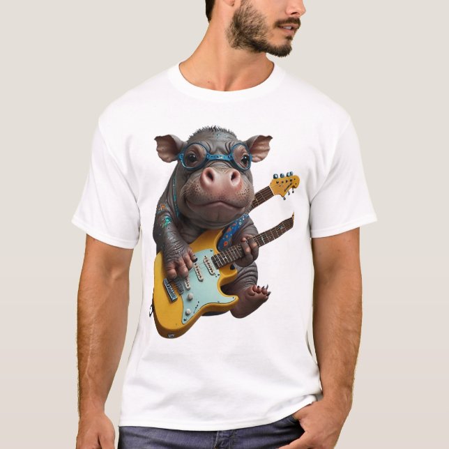 Camiseta Hippo Rockstar (Frente)