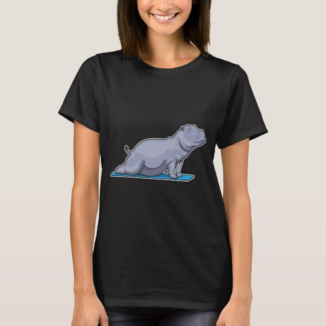 Camiseta Hippo Yoga Malhação (Frente)