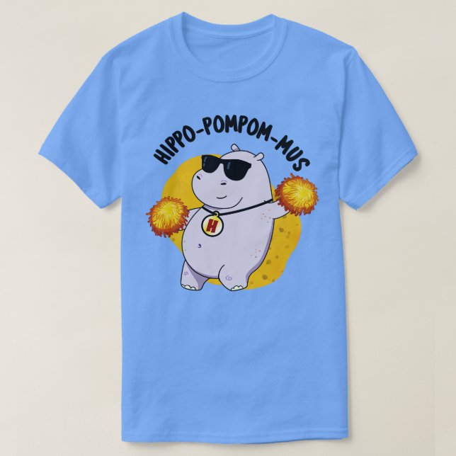 Camiseta Hippopamus Funny Hippo Soda Pun 2 (Frente do Design)