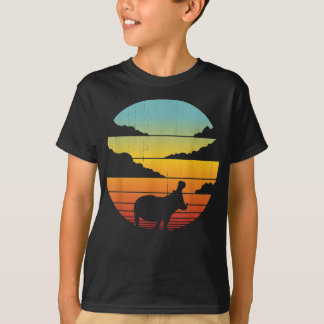 Camiseta Hippopotamus 60s 70s Homens Mulheres Hippo