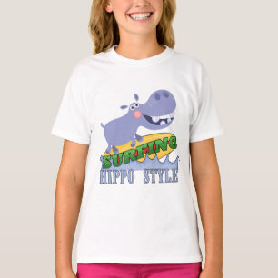 Camiseta Hippopotamus do surfista