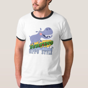 Camiseta Hippopotamus do surfista