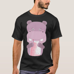 Camiseta Hippopotamus Pocket Cavalo de corridas 