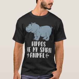 Camiseta Hippos É O Meu Animal Espirituoso