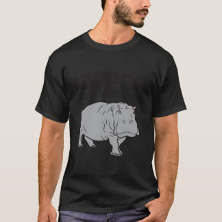 Camiseta Hippos É O Meu Espírito Animal Hippopotâmico
