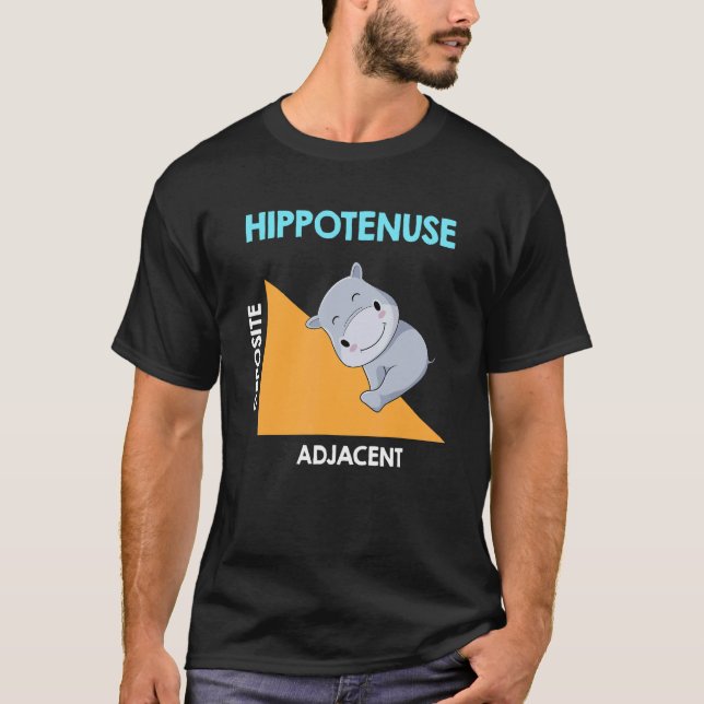 Camiseta Hippotenuse Algebra Calculus math (Frente)