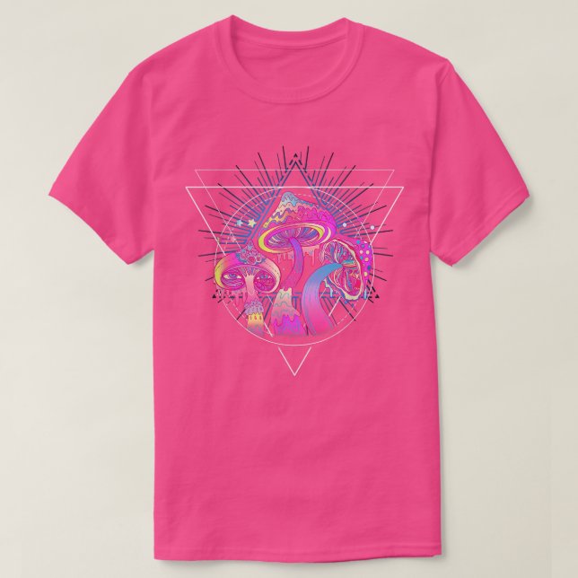 Camiseta Hippy Trippy 60's abstrato Magic retro art (Frente do Design)
