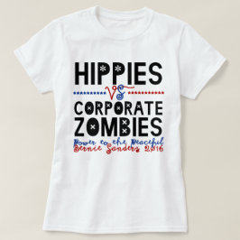 Camiseta Hippys contra zombis incorporados Bernie