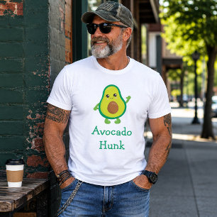 Camiseta Hipster Avocado Hunk Trendy