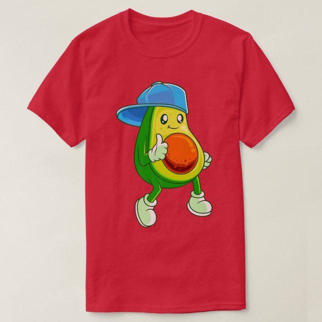 Camiseta Hipster Avocado legal Skater Guacamole Vegan (Frente do Design)