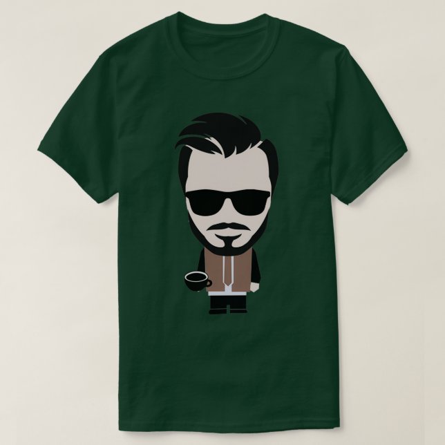 Camiseta Hipster Barista Phil (Frente do Design)