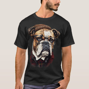 Camiseta Hipster Bulldog 1