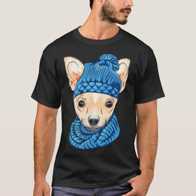 Camiseta Hipster Chihuahua (Frente)