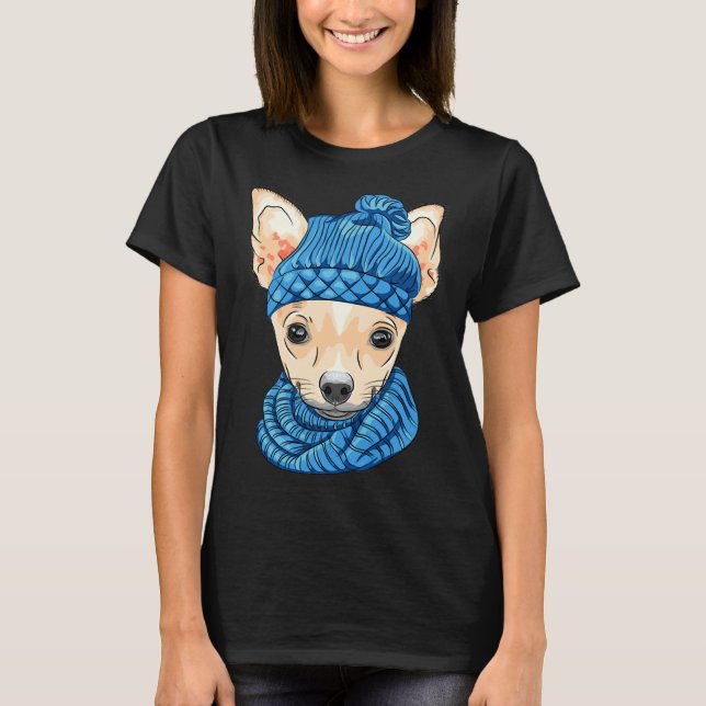 Camiseta Hipster Chihuahua (Frente)