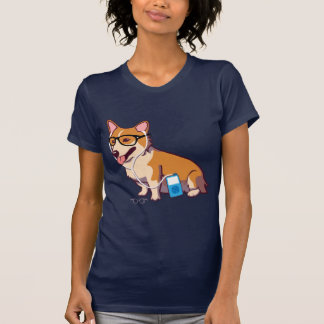 Camiseta Hipster Corgi T-Shirt (sem texto)