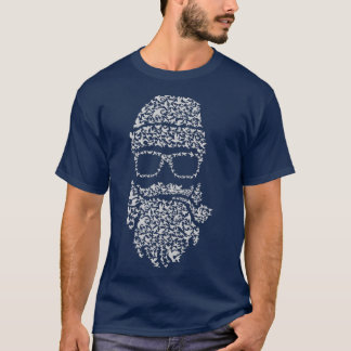 Camiseta Hipster de barba