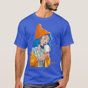 Camiseta Hipster de café