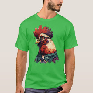 Camiseta Hipster de frango 3