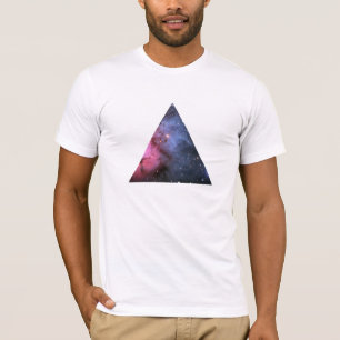 Camiseta Hipster do t-shirt do triângulo da nebulosa de