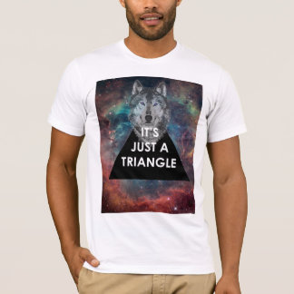 Camiseta Hipster "é apenas t-shirt de um triângulo"