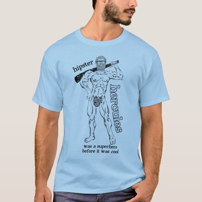 Camiseta Hipster Hercules (Frente)