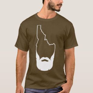 Camiseta Hipster Idaho Beard Boise Idaho FamousPotato TShir