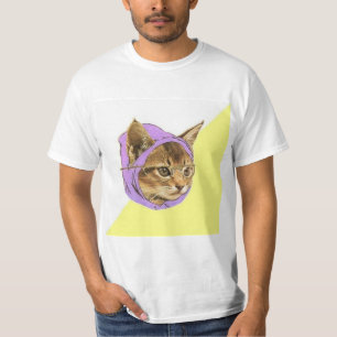 Camiseta Hipster Kitty Cat Advice Animal Memory