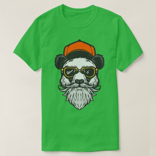 Camiseta Hipster Panda (Frente do Design)
