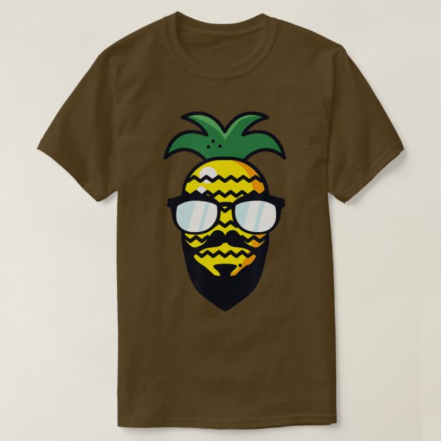 Camiseta Hipster pineapple  (Frente do Design)