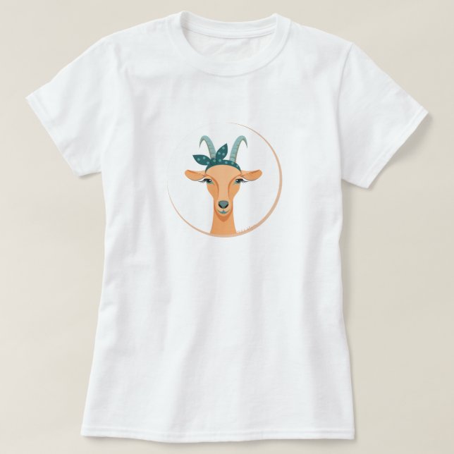 Camiseta Hipster | por TotallyGoatally™ (Frente do Design)