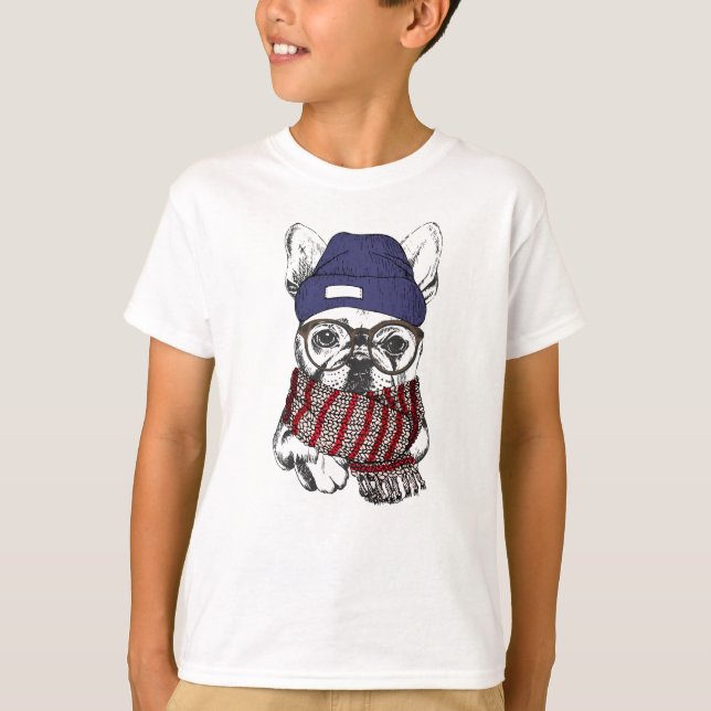 Camiseta Hipster Touro Francês (Frente)