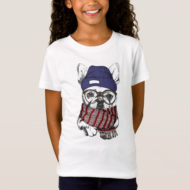 Camiseta Hipster Touro Francês (Frente)