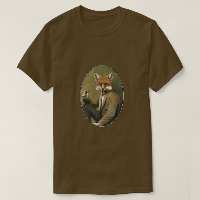 Camiseta Hipster Vintage Fox T-shirt (Frente do Design)