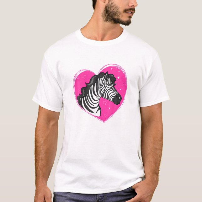 Camiseta Hipster Zebra legal Fuuny Zebra Animais Sobreviven (Frente)